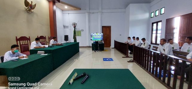 Rapat Tindak Lanjut Temuan Assesment Eksternal Pengadilan Negeri Sanana